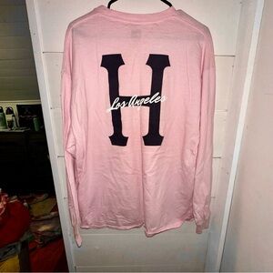 Pink Long Sleeve Huf T-Shirt